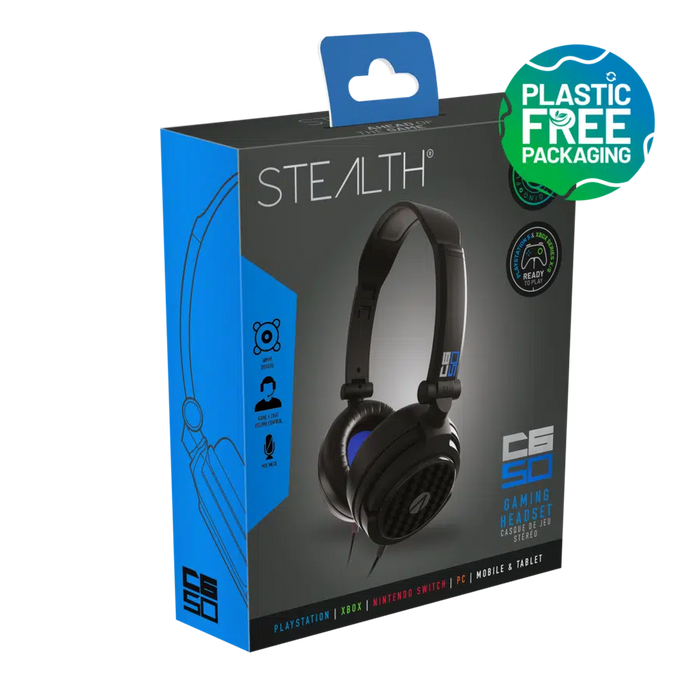 Stealth C6-50 Gaming Headset - Blue