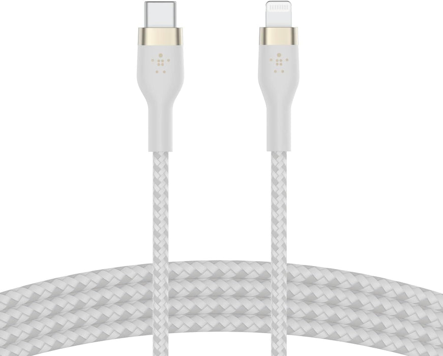 Belkin BoostCharge Pro Flex USB-C Cable with Lightning Connector | CAA011BT1MWH