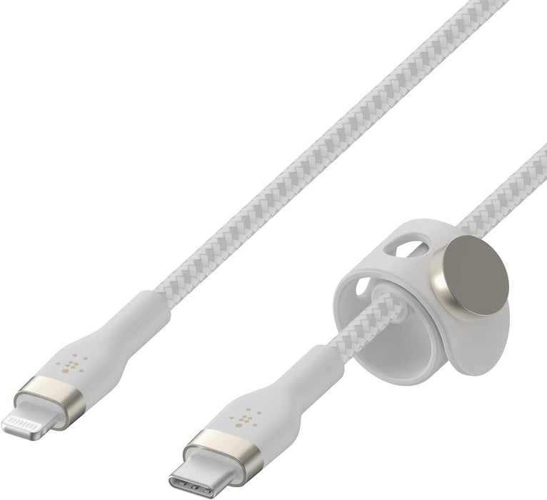 Belkin BoostCharge Pro Flex USB-C Cable with Lightning Connector | CAA011BT1MWH