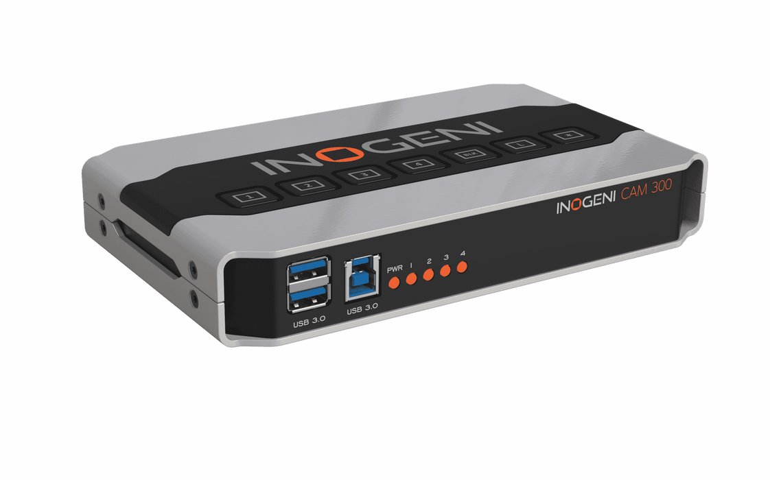 Inogeni Switch 1 of 4 USB/HDMI Cameras to USB 3.0 | CAM300 Video Switches Inogeni