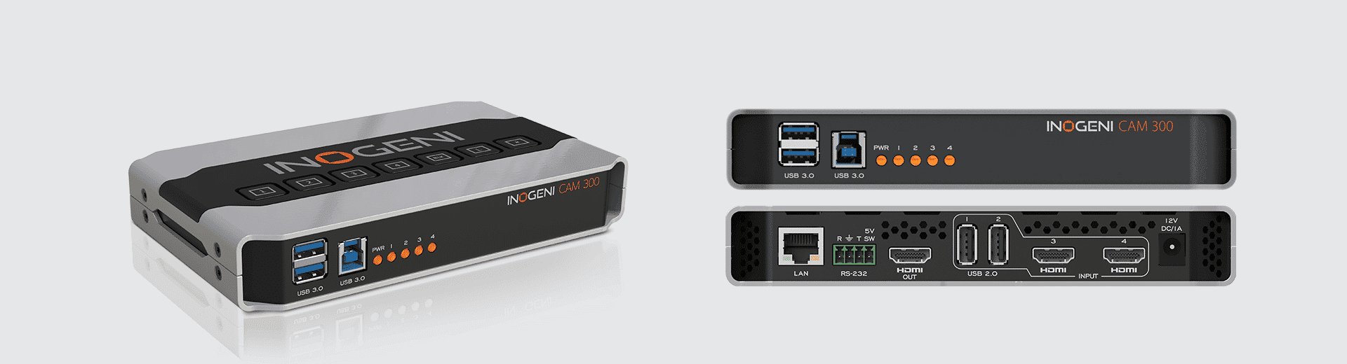 Inogeni Switch 1 of 4 USB/HDMI Cameras to USB 3.0 | CAM300 Video Switches Inogeni