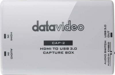 DataVideo HDMI to USB 3.0 Capture Box | CAP-2 Video Signal Converters DataVideo