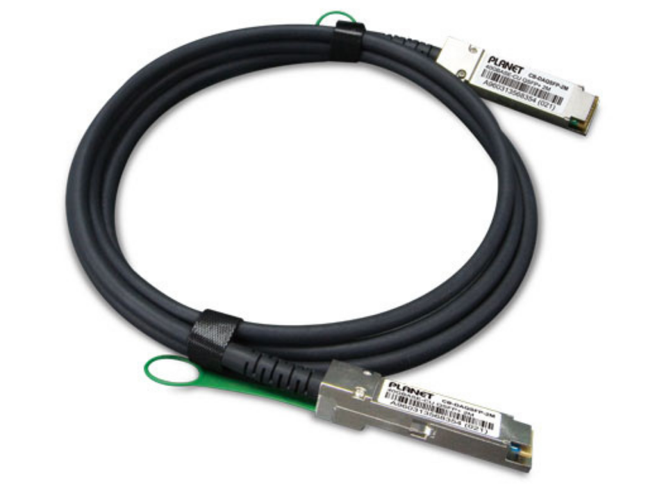 Planet 2m 40G QSFP+ Direct-attached Copper Cable | CB-DAQSFP-2M InfiniBand & Fibre Optic Cables Planet