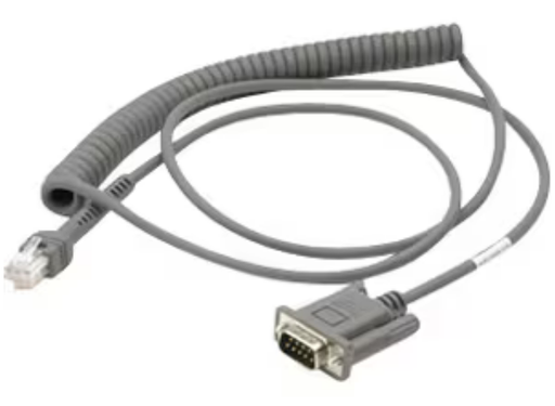 Zebra CBA-R09-C09ZAR 2.74 m Serial Data Transfer Cable - First End: RS-232 Serial