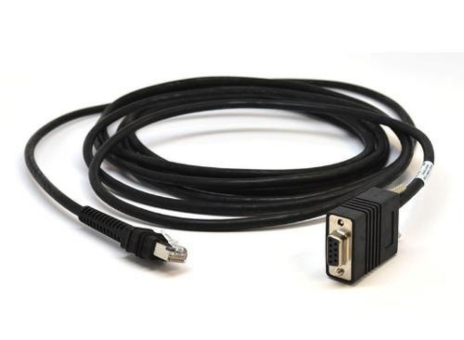 Zebra 4.57 m Serial Data Transfer Cable for Scanner | CBA-R21-S15PAR Zebra Barcode Reader Accessories Zebra