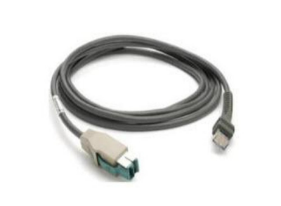 Zebra 2.13 m Powered USB Data Transfer/Power Cable - First End: Powered USB | CBA-U23-S07ZBR Zebra Barcode Reader Accessories Zebra