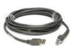 Zebra 4.57 m USB Data Transfer Cable - First End: USB Type A | CBA-U30-S15ZBR Zebra Barcode Reader Accessories Zebra