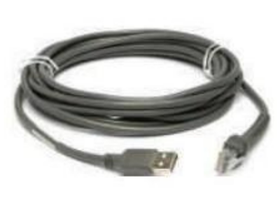 Zebra 4.57 m USB Data Transfer Cable - First End: USB Type A | CBA-U30-S15ZBR Barcode Reader Accessories Zebra
