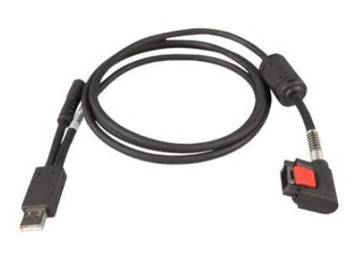 Zebra USB Data Transfer/Power Cable for Audio Device, Headset - First End: 1 x USB - Black | CBL-NGWT-USBCHG-01