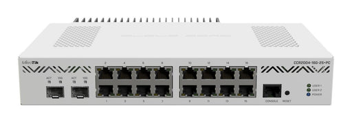 MikroTik CCR2004 1.2 GHz 16x Gigabit 2x SFP+ Silent Performance Router | CCR2004-16G-2S+PC Wired Router MikroTik