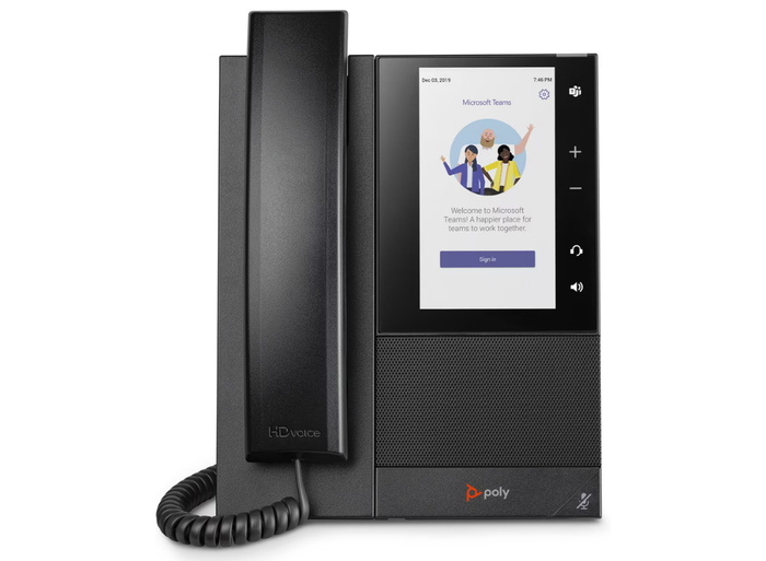 Poly CCX 505 Business Media Phone for Microsoft Teams and PoE-Enabled | 82Z79AA Audio Conferencing System Poly
