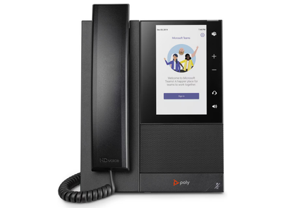 Poly CCX 505 Business Media Phone for Microsoft Teams and PoE-Enabled | 82Z79AA Audio Conferencing System Poly