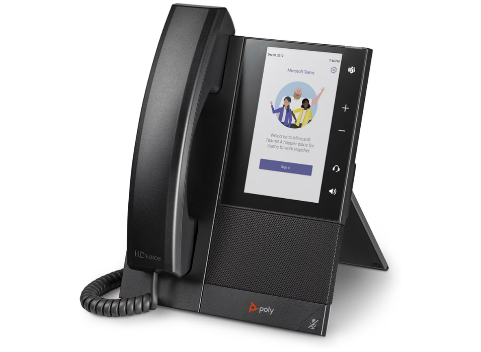 Poly CCX 505 Business Media Phone for Microsoft Teams and PoE-Enabled | 82Z79AA Poly Conference Phone Poly