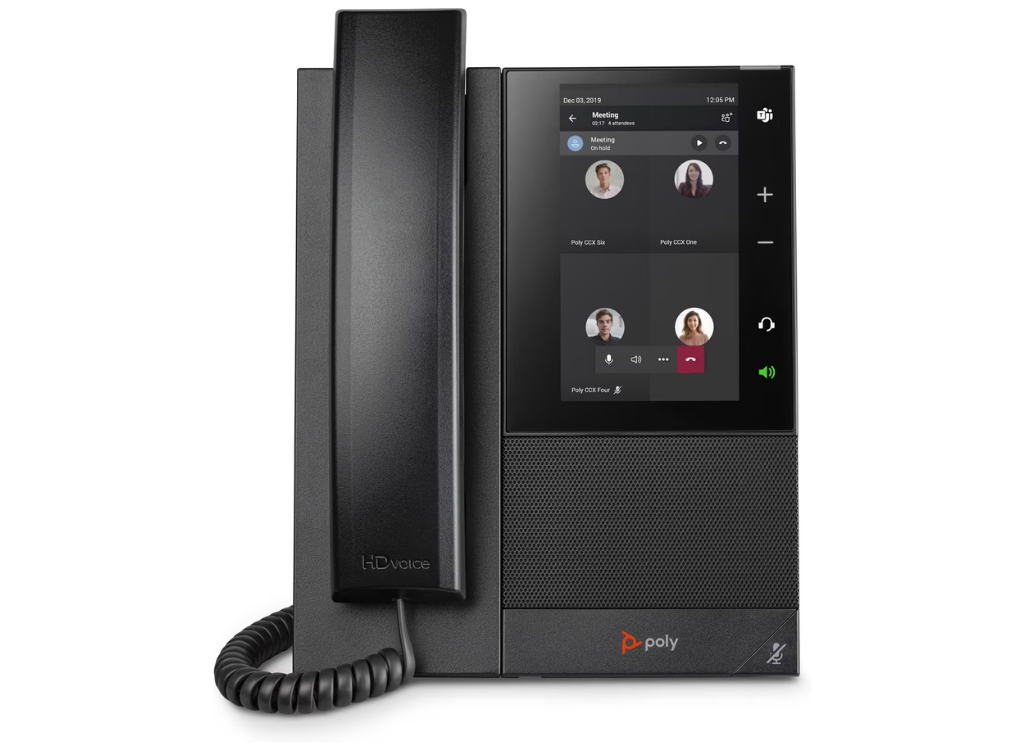 Poly CCX 505 Business Media Phone for Microsoft Teams and PoE-Enabled | 82Z79AA Audio Conferencing System Poly