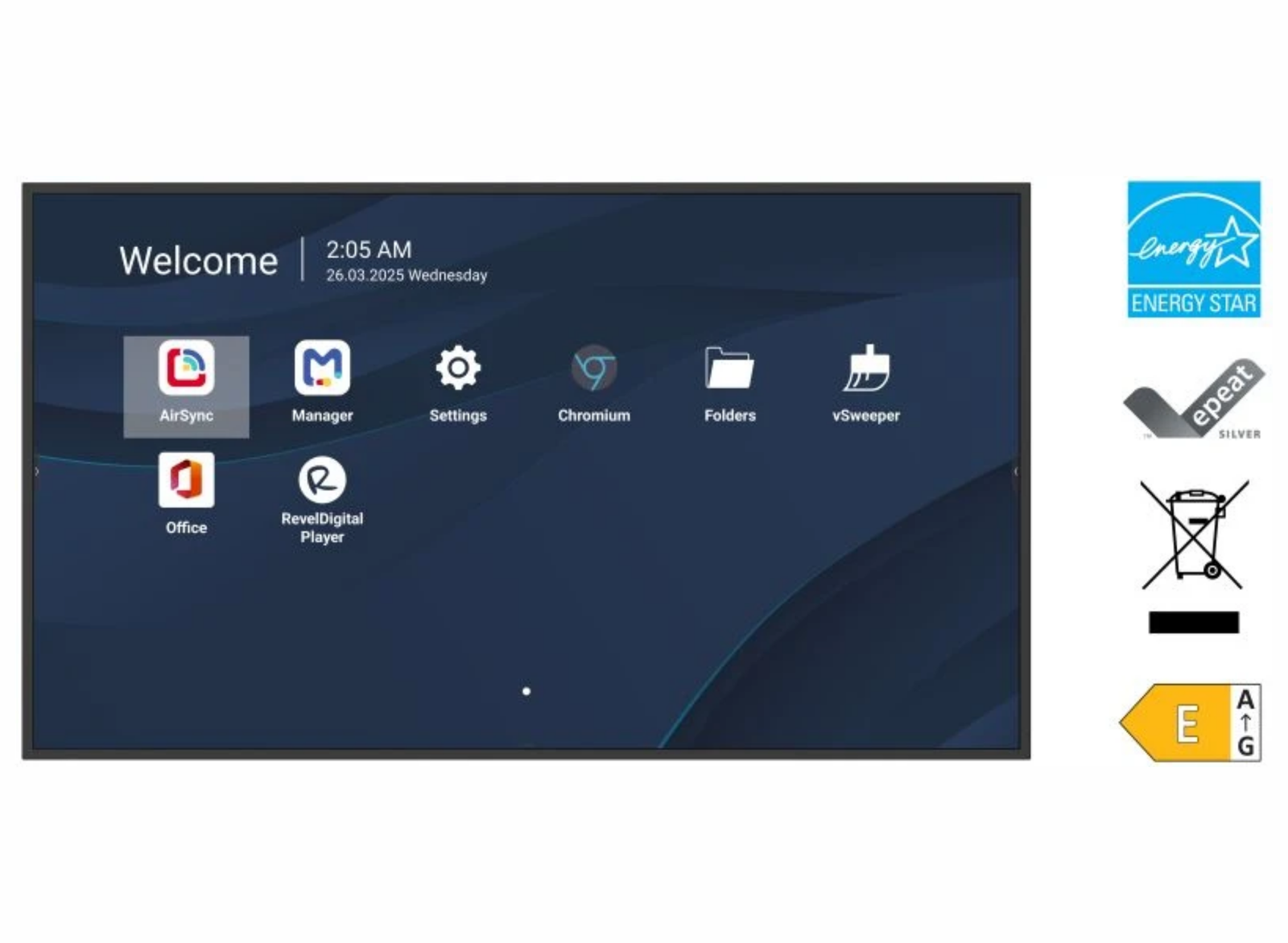ViewSonic CDE5014-2C 50" 4K UHD Commercial Display with ProAV Integration Digital Signage Display ViewSonic
