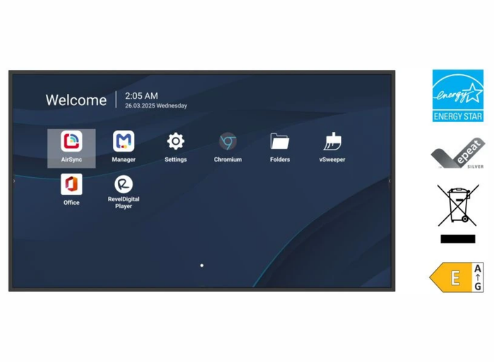 ViewSonic CDE5014-2C 50" 4K UHD Commercial Display with ProAV Integration Digital Signage Display ViewSonic