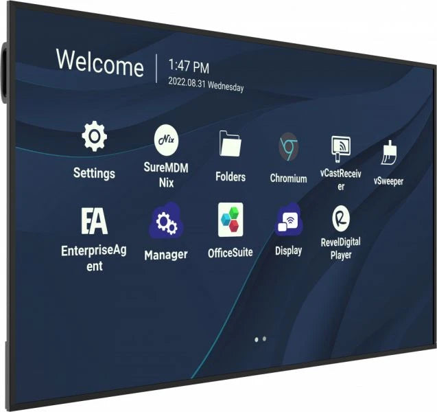 ViewSonic CDE7530 75" 4K Presentation Large Format Display Digital Signage Display ViewSonic
