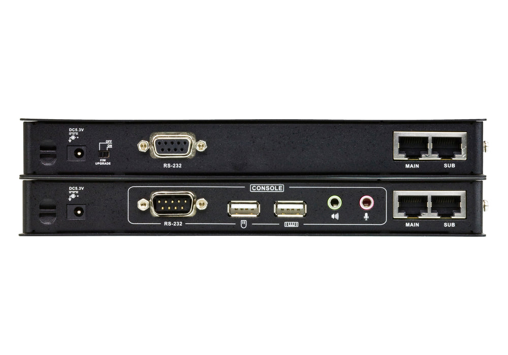 Aten USB DVI Dual View Cat 5 KVM Extender (1024 x 768@60m) | CE604-AT-E