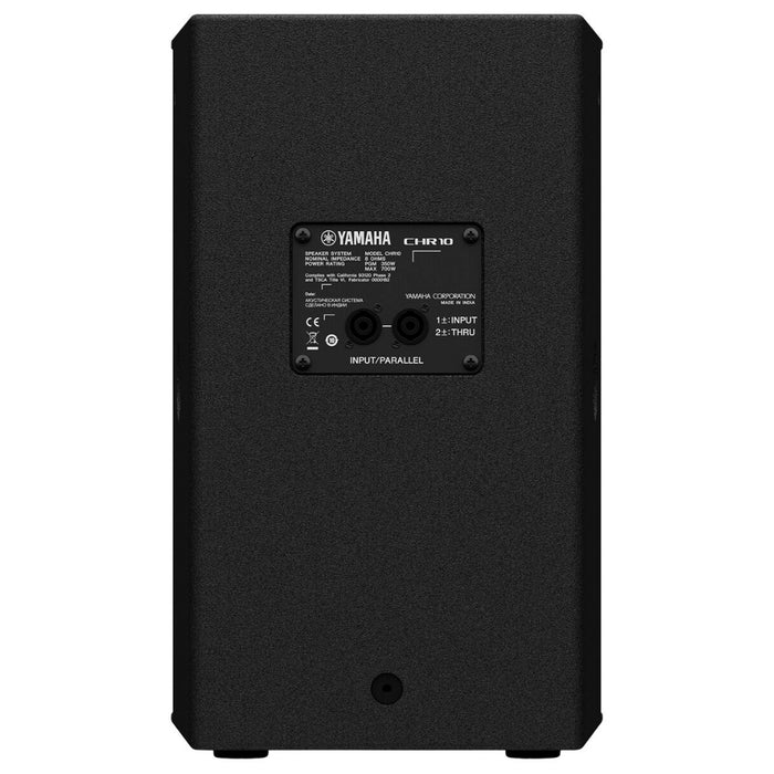 Yamaha Commercial CHR10 Two-Way 10" Passive Loudspeaker Two-Way Loudspeaker Yamaha