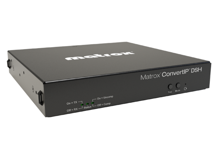 Matrox ConvertIP DSH 2x SFP Network Ports, HDMI I/O. Power Supply | CIP-DSH2 Adapter / Converter Matrox