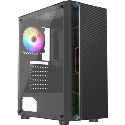 CIT Galaxy Black Mid-Tower PC Gaming Case - CIT-GALAXY-BLK PC Case CiT