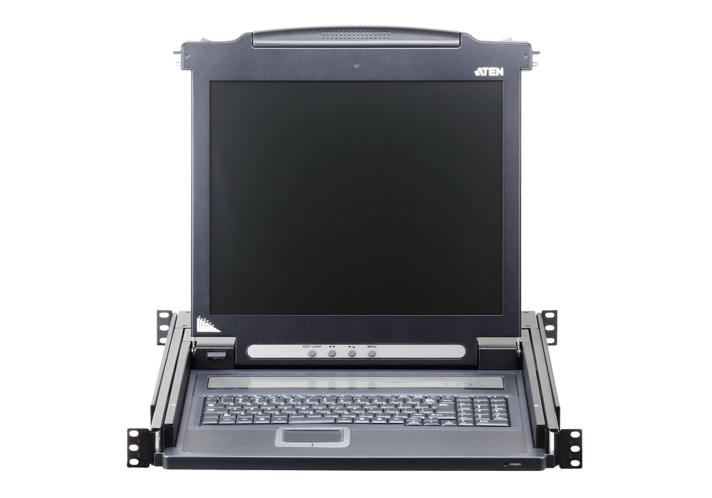 Aten CL1000M-ATA-EE Single Rail LCD Console (PS/2-USB, VGA)