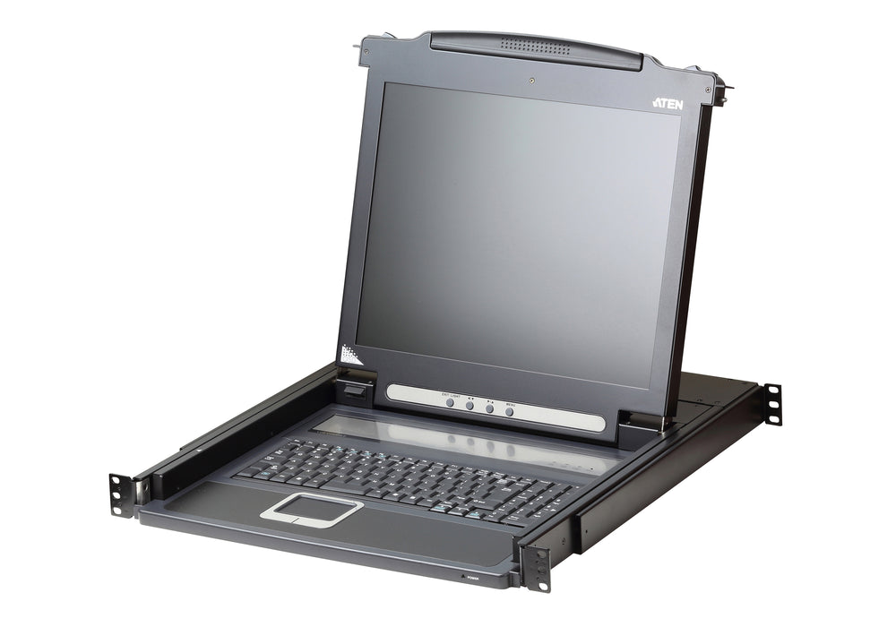 Aten CL1000M-ATA-EE Single Rail LCD Console (PS/2-USB, VGA)