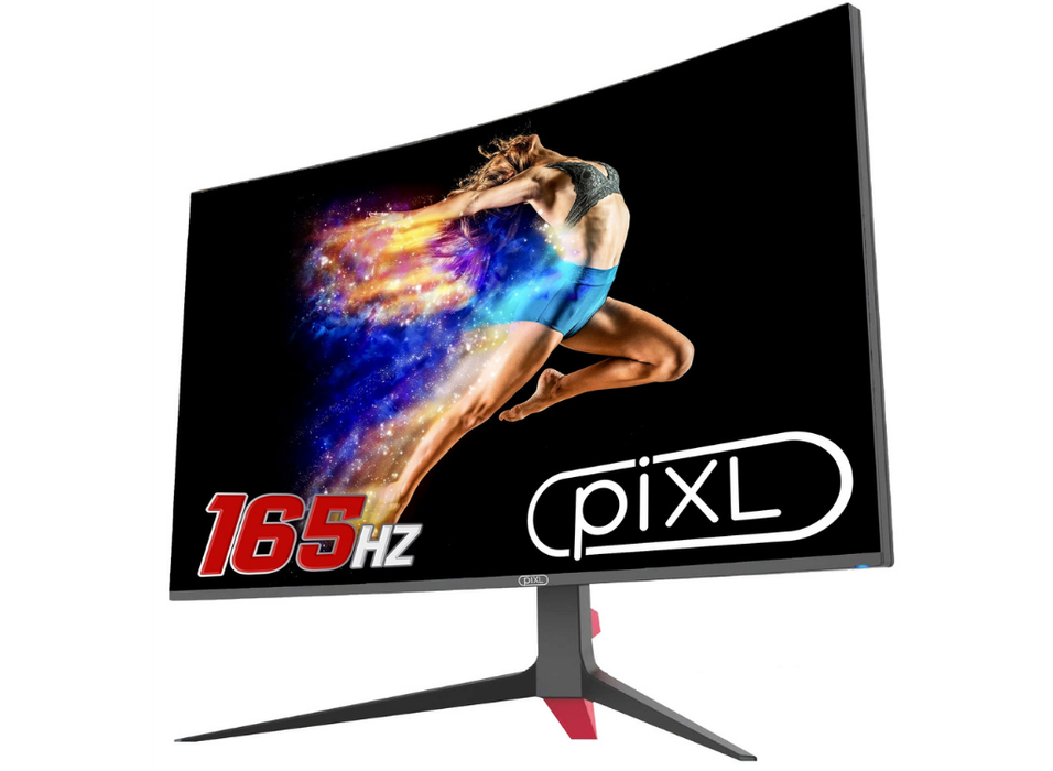 piXL CM32GF5 32" 165Hz 5ms Full HD Curved Gaming Monitor