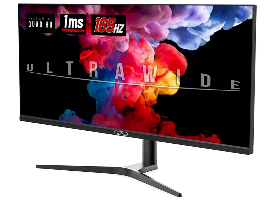 piXL CM34G3 34" 165Hz 1ms UWQHD Desktop Monitor