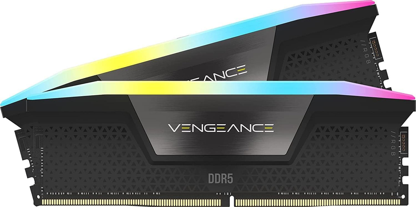 Corsair VENGEANCE RGB DDR5 64GB 6000MHz High-Performance Gaming Memory Kit | CMH64GX5M2B6000C30 Memory Module Corsair
