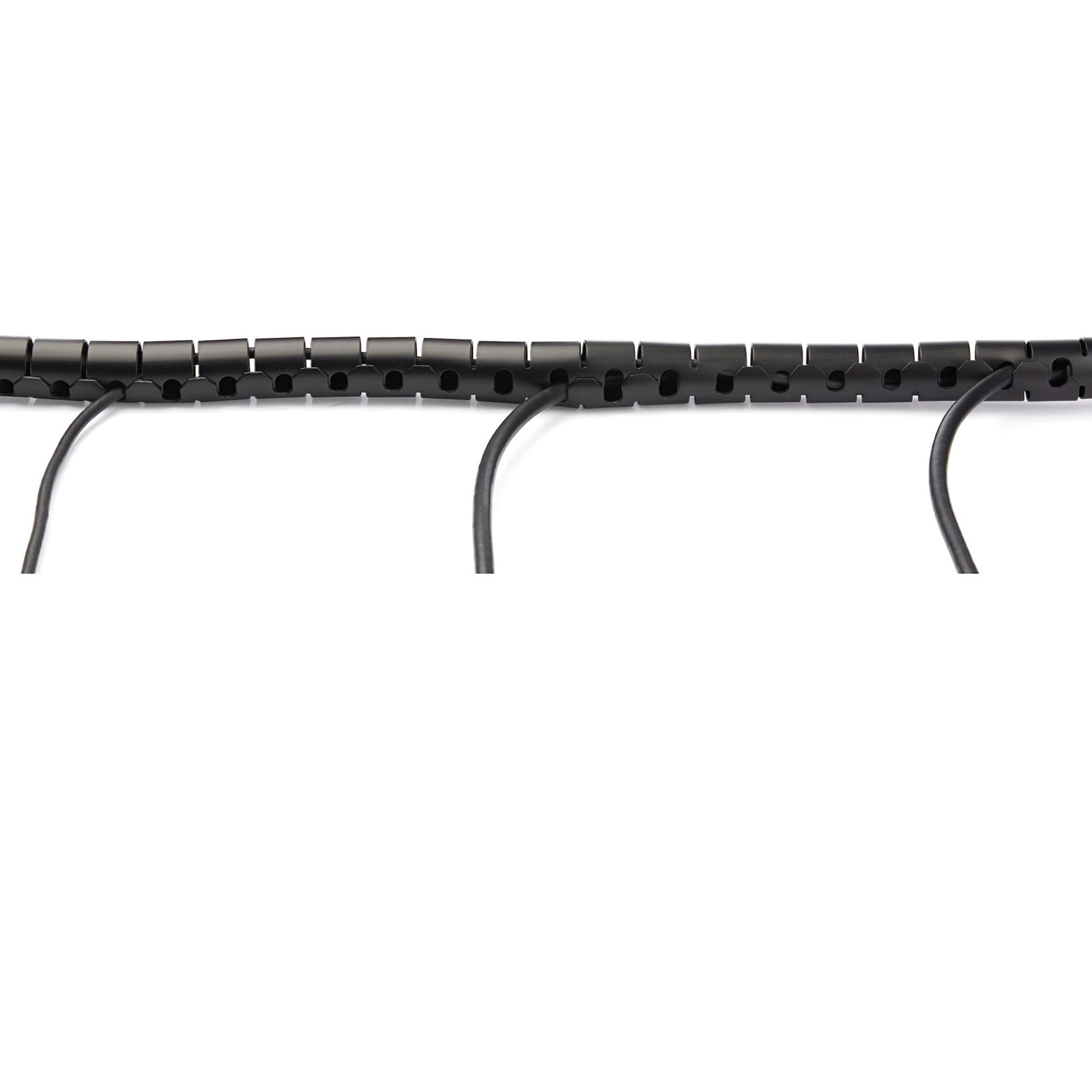 StarTech 2.5 m (8.2 ft.) Black Cable-Management Sleeve - CMSCOILED4 Cable Accessory Startech