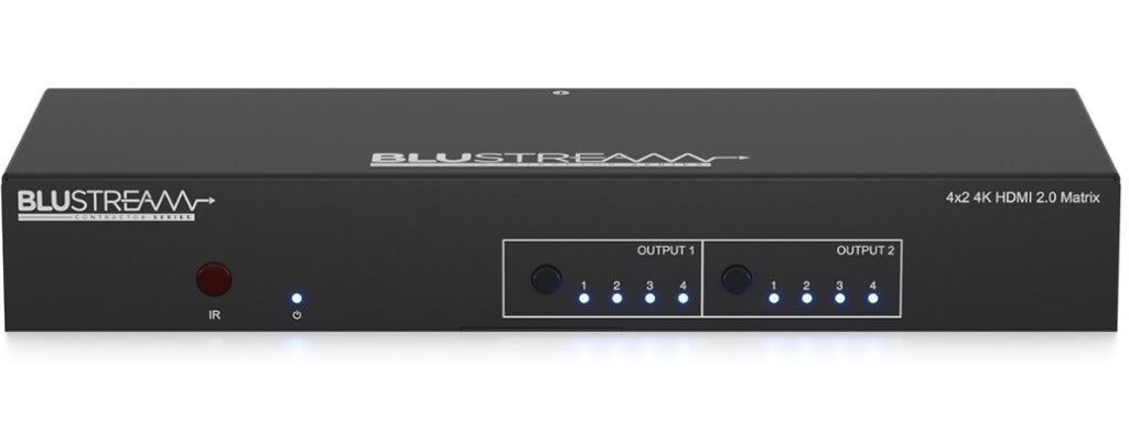 BluStream 4x2 4K HDMI 2.0 Matrix | CMX42CS Matrix Switcher BluStream