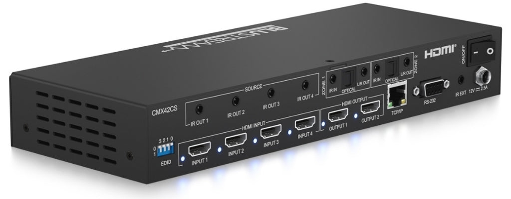 BluStream 4x2 4K HDMI 2.0 Matrix | CMX42CS Matrix Switcher BluStream