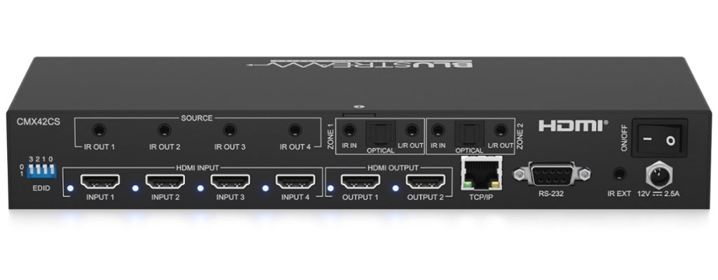 BluStream 4x2 4K HDMI 2.0 Matrix | CMX42CS Matrix Switcher BluStream