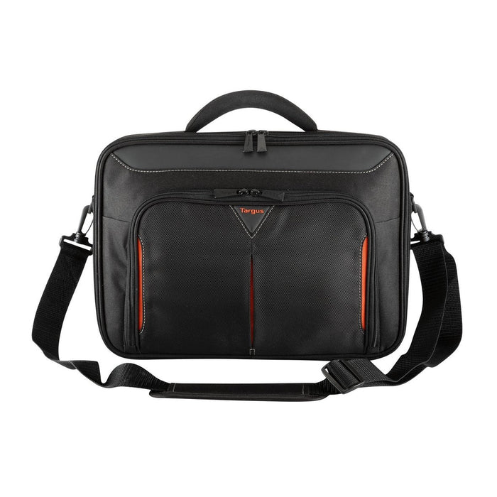 Targus Classic+ 15-15.6" Clamshell Laptop Bag - Black/Red | CN415EU Notebook Case Targus