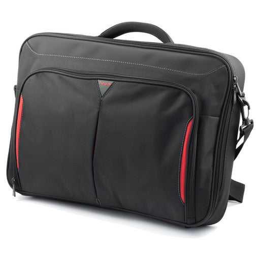 Targus Classic+ 17-18" Clamshell Laptop Bag - Black/Red | CN418EU Notebook Case Targus