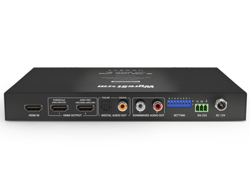 WyreStorm CON-H2-DD-EARC 4K HDMI Scaler | DSP Audio Breakout & eARC Support Video Scaler WyreStorm