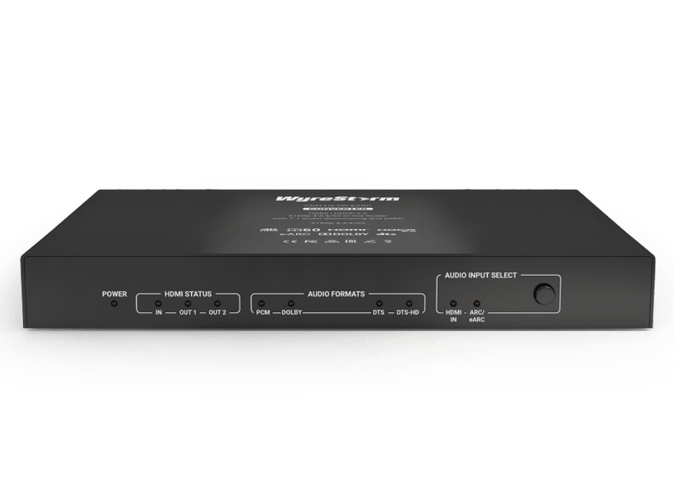 WyreStorm CON-H2-DD-EARC 4K HDMI Scaler | DSP Audio Breakout & eARC Support Video Scaler WyreStorm