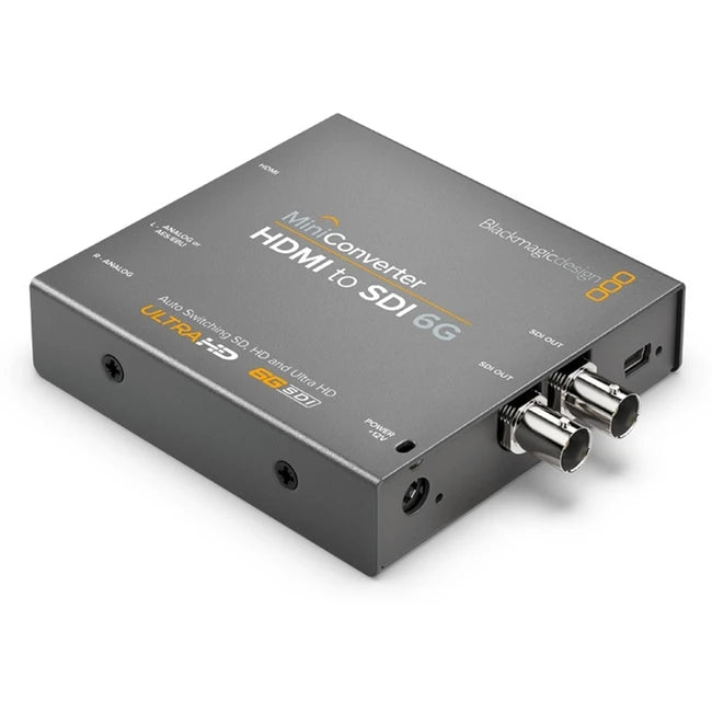 Blackmagic Design Mini Converter HDMI to SDI 6G | CONVMBHS24K6G Video Signal Converters Blackmagic