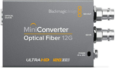 Blackmagic Design Mini Converter Optical Fiber 12G | CONVMOF12G Video Signal Converters Blackmagic