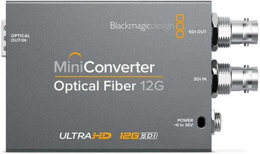 Blackmagic Design Mini Converter Optical Fiber 12G | CONVMOF12G Video Signal Converters Blackmagic