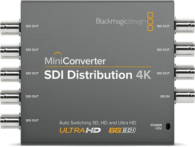 Blackmagic SDI Distribution 4K Mini Converter | CONVMSDIDA4K Video Signal Converters Blackmagic