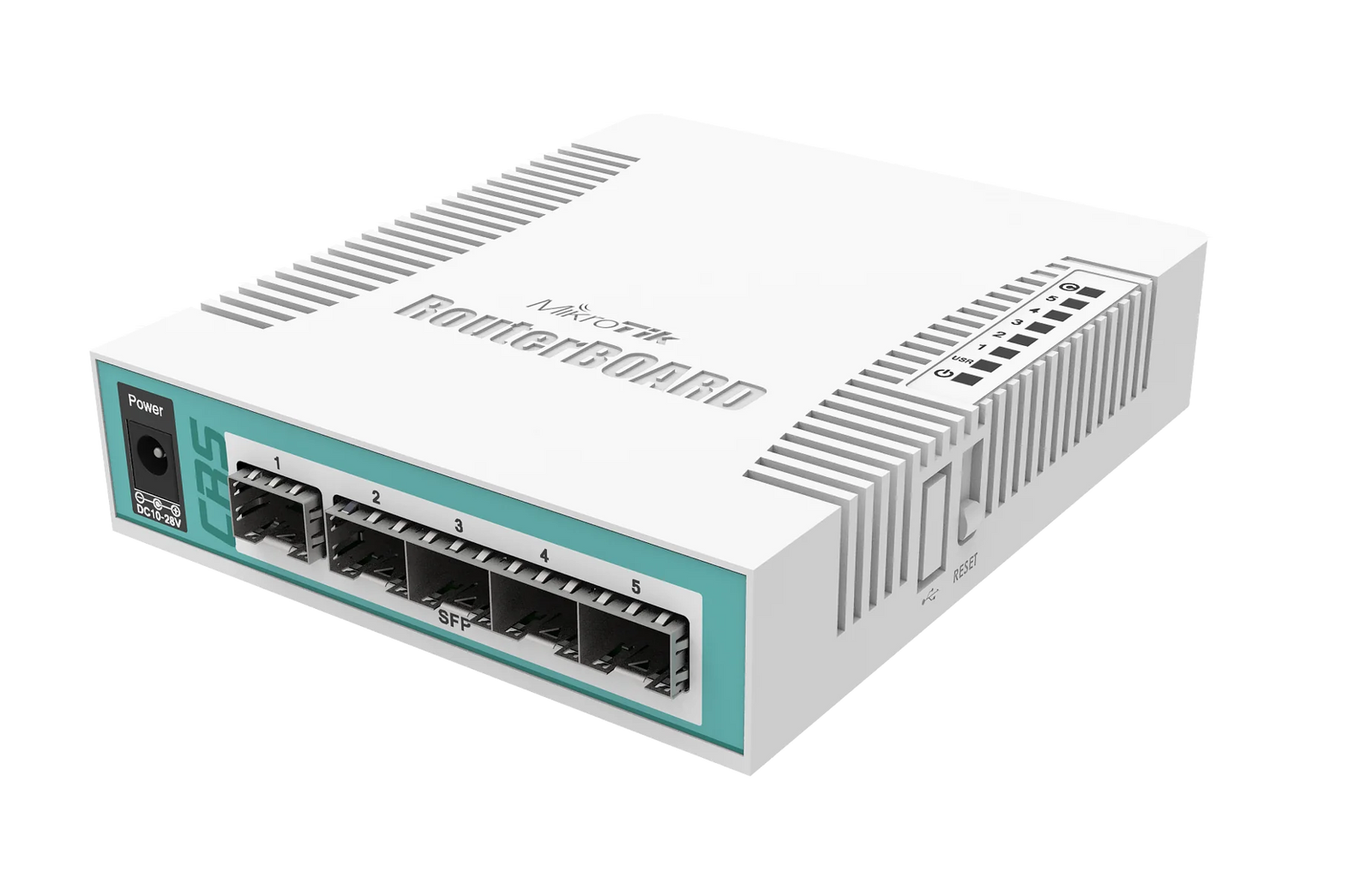 MikroTik Fiber Switch 1xRJ45 SFP Combo 5xSFP Desktop RouterOS | CRS106-1C-5S Network Switch MikroTik