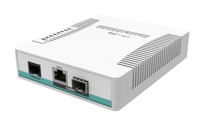MikroTik Fiber Switch 1xRJ45 SFP Combo 5xSFP Desktop RouterOS | CRS106-1C-5S Network Switch MikroTik