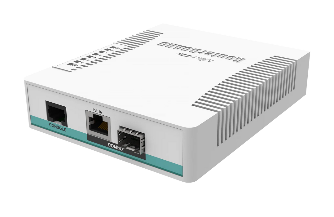 MikroTik Fiber Switch 1xRJ45 SFP Combo 5xSFP Desktop RouterOS | CRS106-1C-5S Network Switches MikroTik