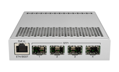 MikroTik 10G Switch 4xSFP+ Fanless Compact Metal Case | CRS305-1G-4S+IN Network Switch MikroTik