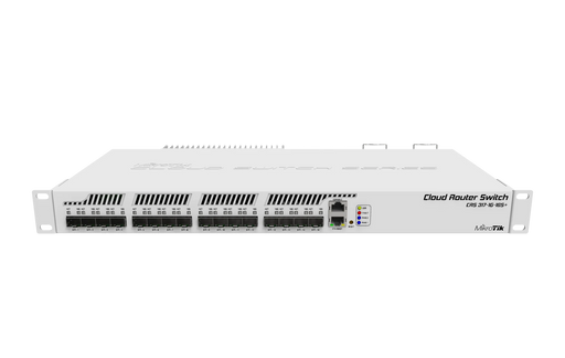 MikroTik 10G Switch 16xSFP+ L3 Managed Dual PSU Rackmount | CRS317-1G-16S+RM Network Switches MikroTik