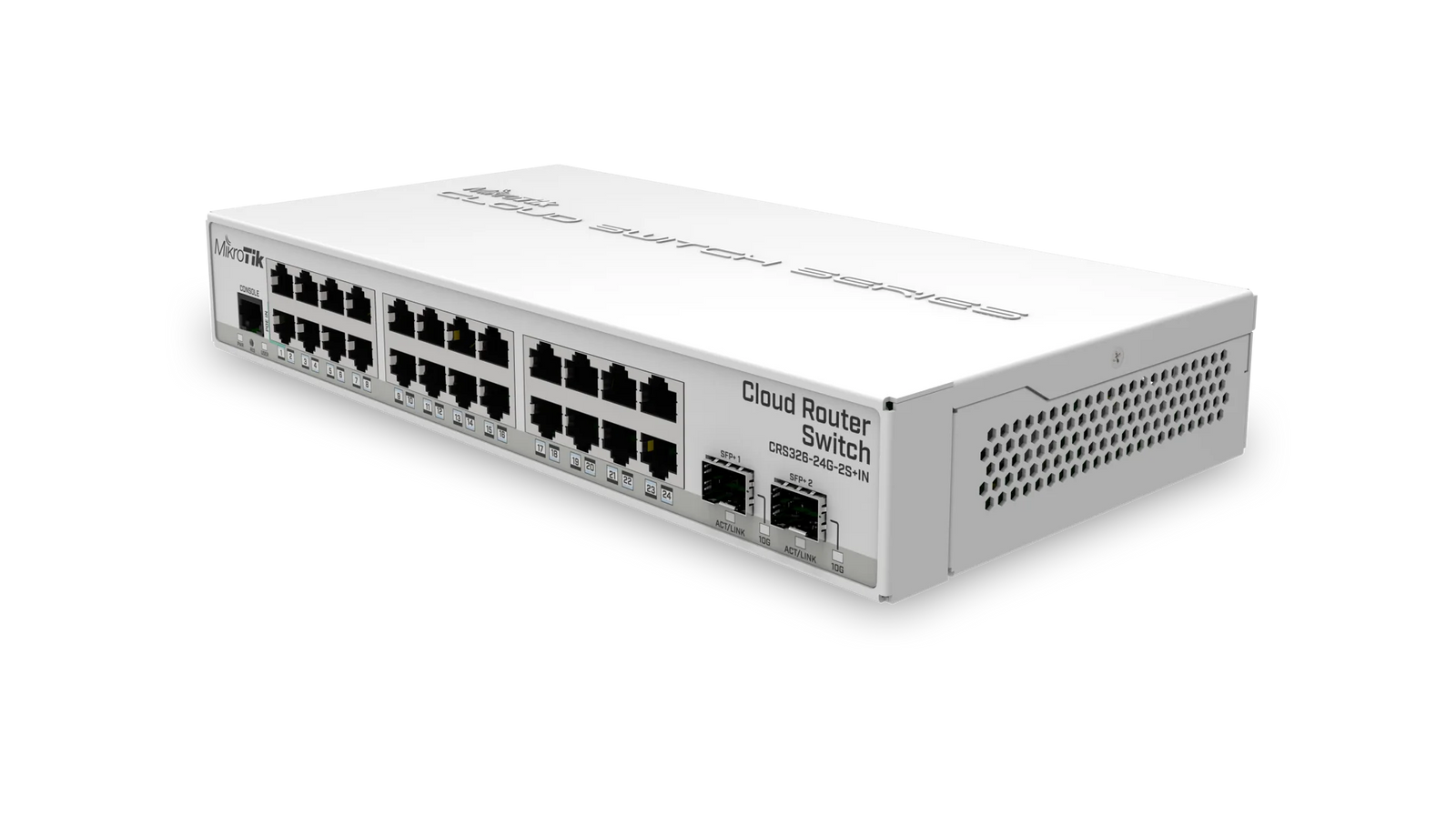 MikroTik Gigabit Switch 24x1G RJ45 2x10G SFP+ Fanless Desktop Dual Boot | CRS326-24G-2S+IN Network Switch MikroTik