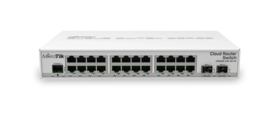 MikroTik Gigabit Switch 24x1G RJ45 2x10G SFP+ Fanless Desktop Dual Boot | CRS326-24G-2S+IN Network Switches MikroTik