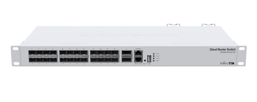 MikroTik 24× SFP+ 2× QSFP+ 40G L3 Managed Switch | CRS326-24S+2Q+RM Network Switches MikroTik